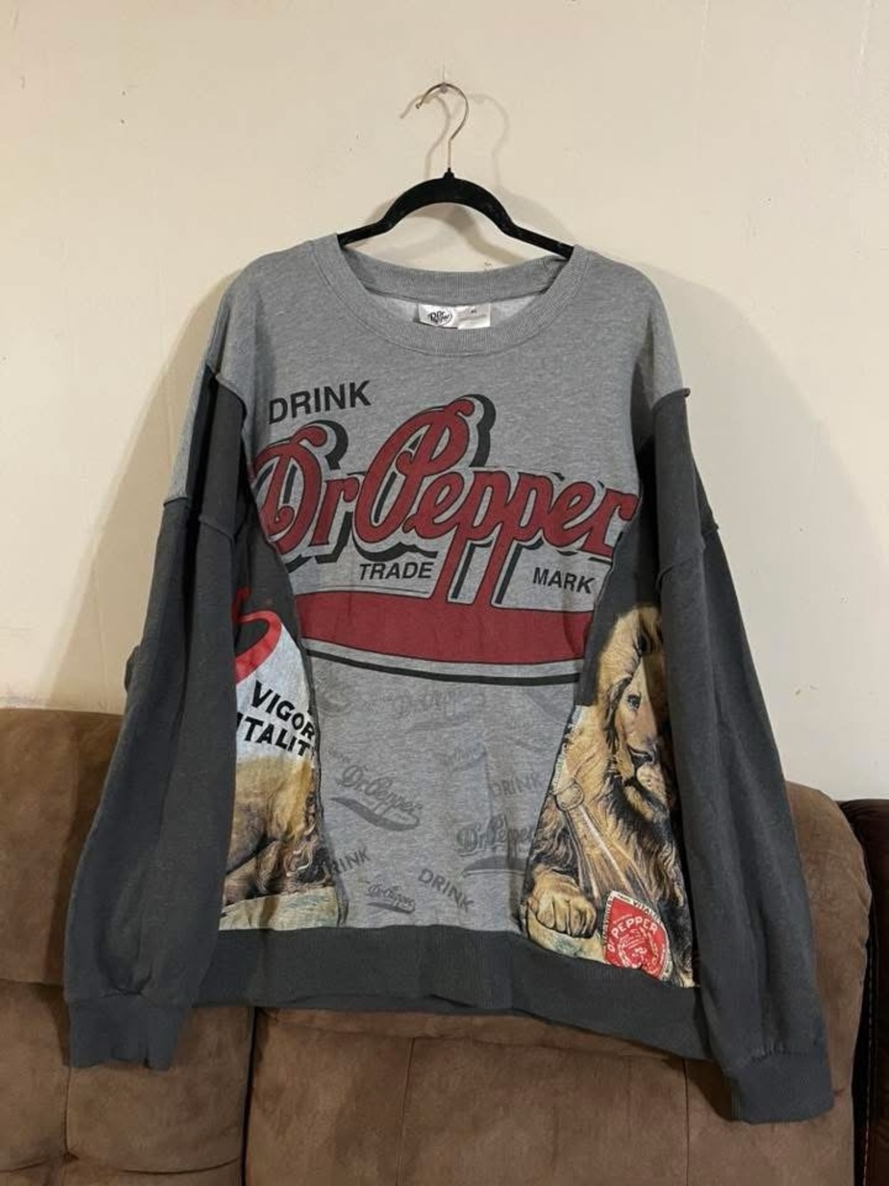 NWT Dr Pepper Oversized Sweatshirt